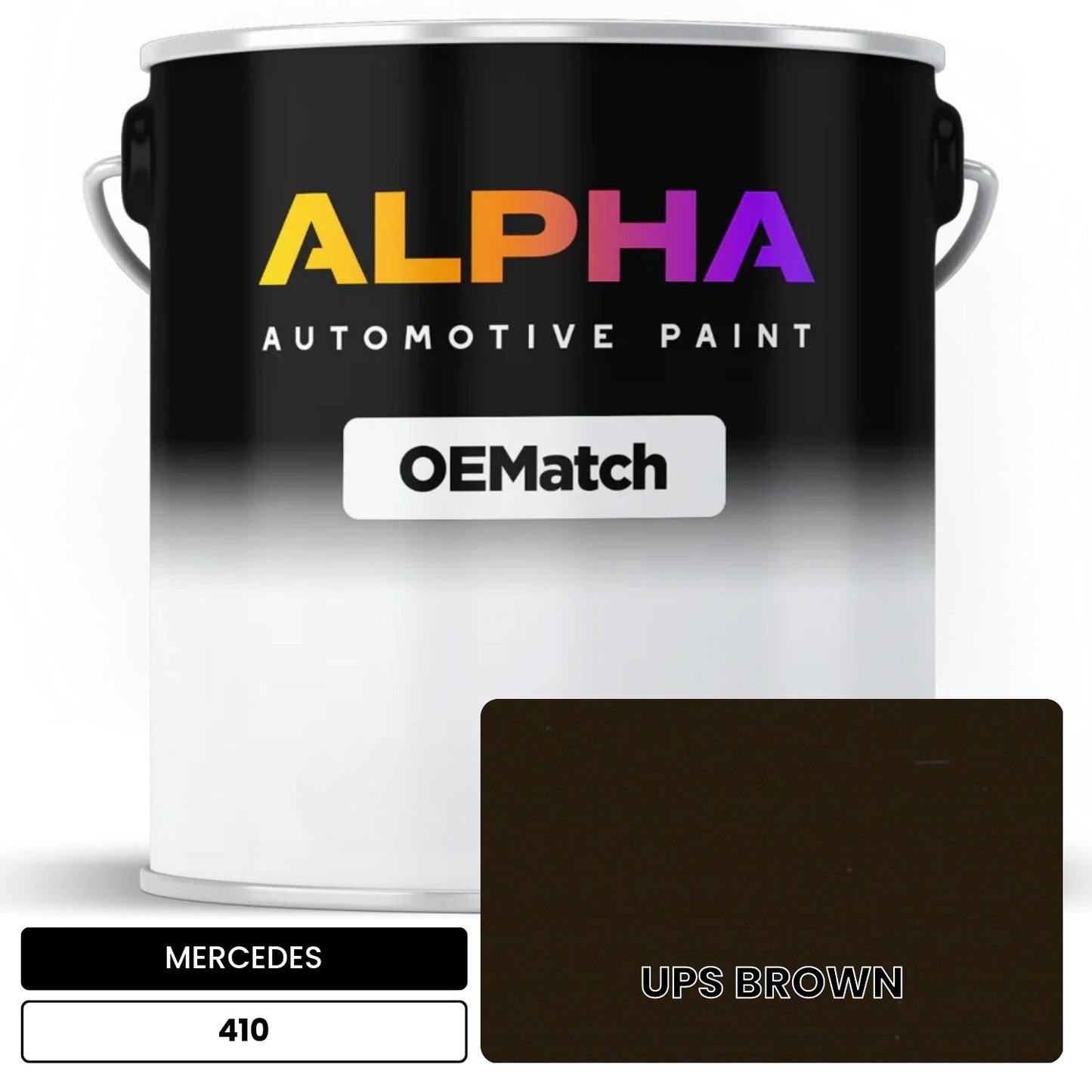 MERCEDES Uptown Brown 410 OEMatch Basecoat