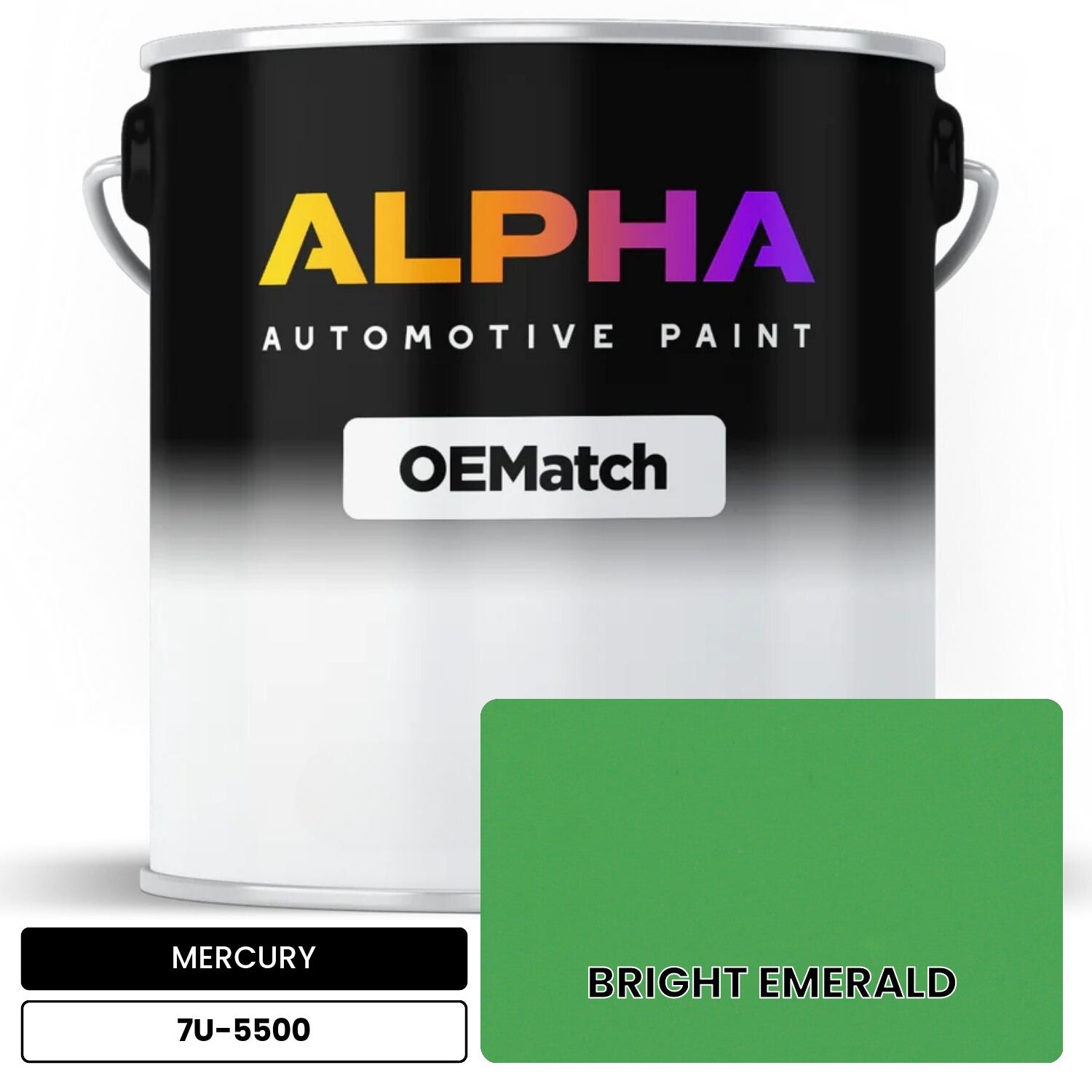 MERCURY BRIGHT EMERALD 7U-5500 OEMatch Basecoat