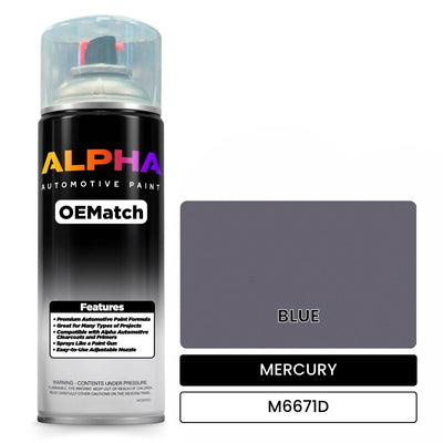 MERCURY BLUE M6671D | OEMatch Automotive Spraycan