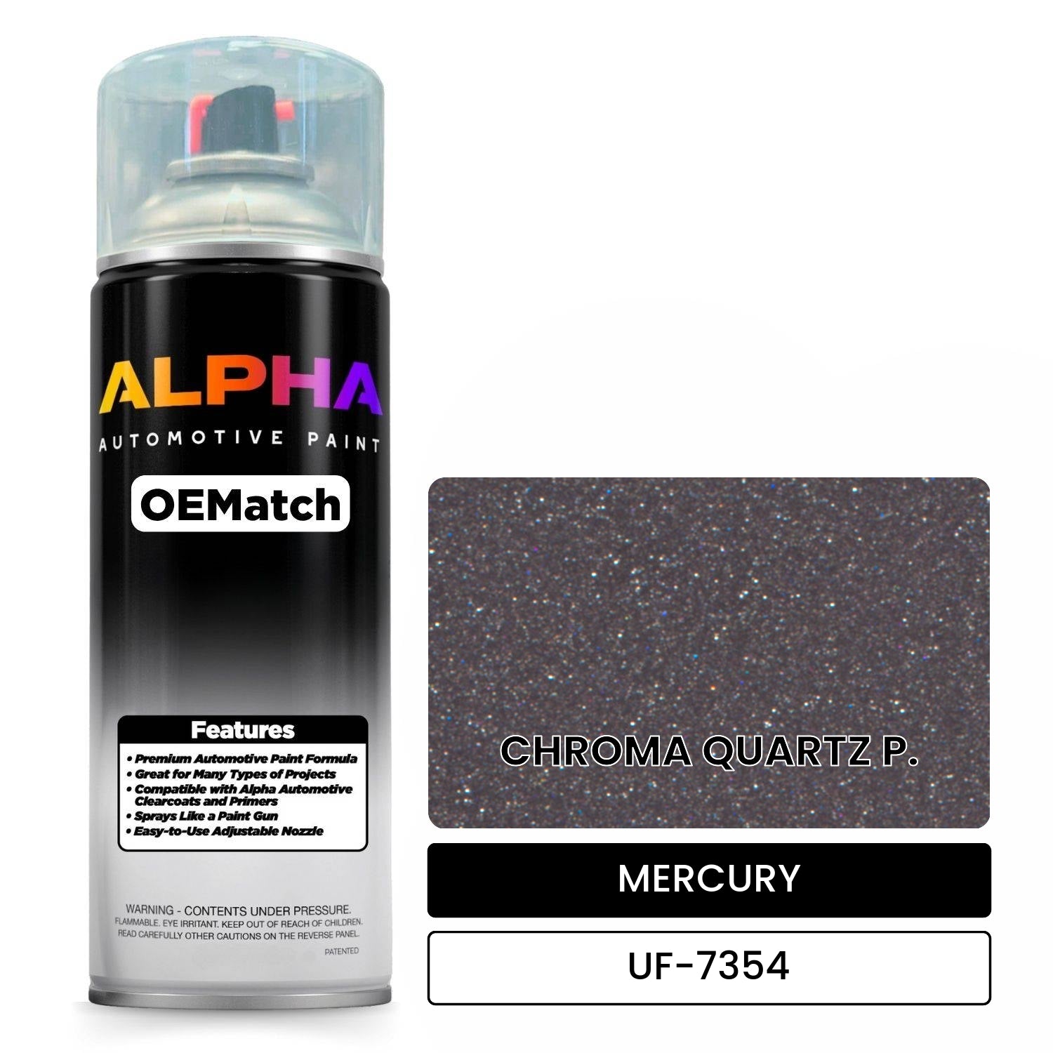 MERCURY CHROMA QUARTZ P. UF-7354 OEMatch Spraycan