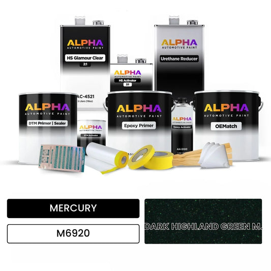 MERCURY DARK HIGHLAND GREEN M. M6920 OEMatch Vehicle Paint Kit