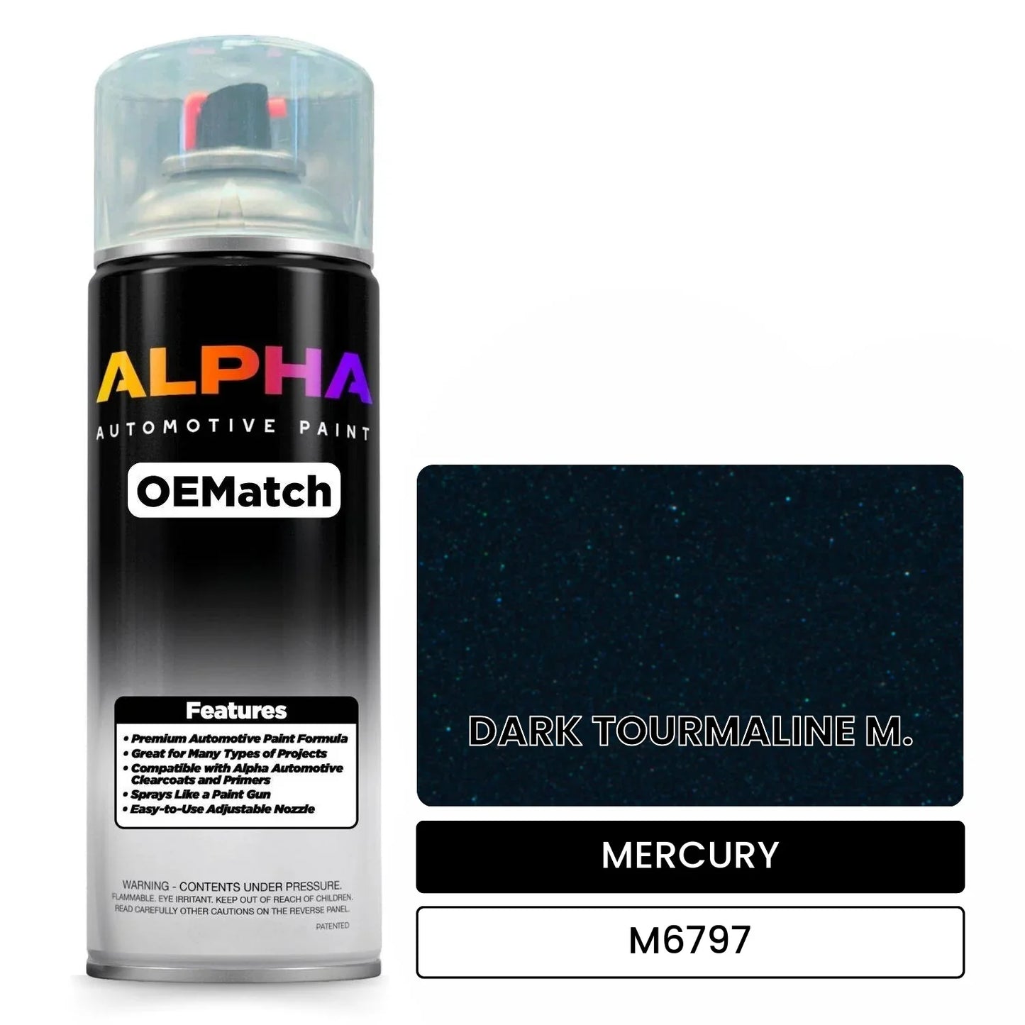 MERCURY DARK TOURMALINE M. M6797 OEMatch Spraycan