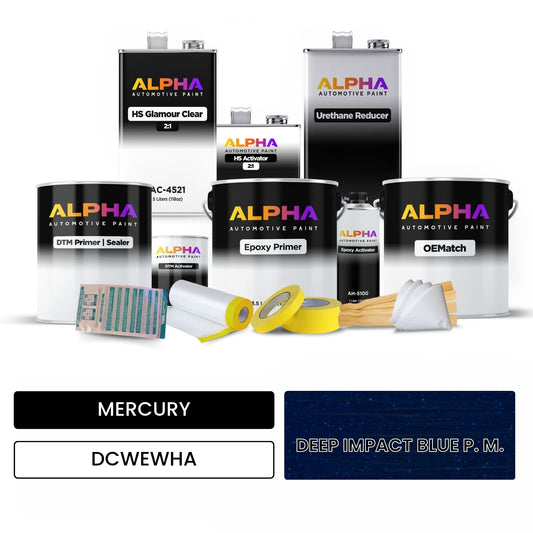 MERCURY DEEP IMPACT BLUE P. M. DCWEWHA OEMatch Vehicle Paint Kit