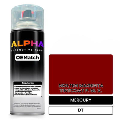 MERCURY MOLTEN MAGENTA TINTCOAT P. M. X. DT | OEMatch Automotive Spraycan