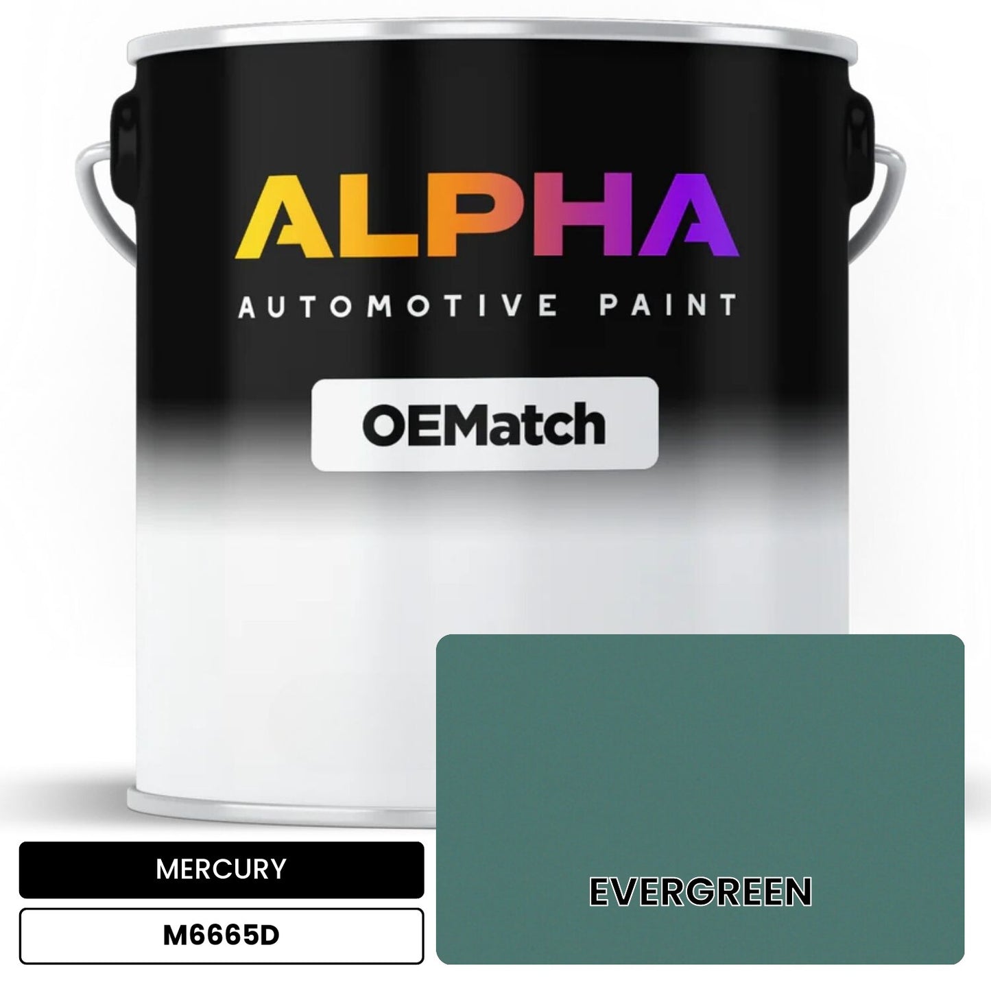 MERCURY EVERGREEN M6665D OEMatch Basecoat