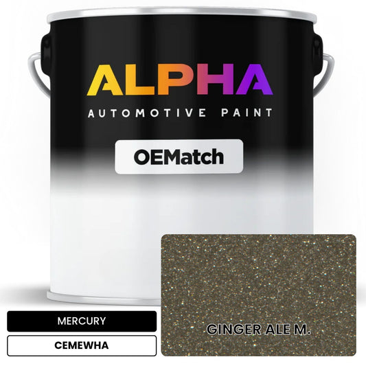 MERCURY GINGER ALE M. CEMEWHA OEMatch Basecoat