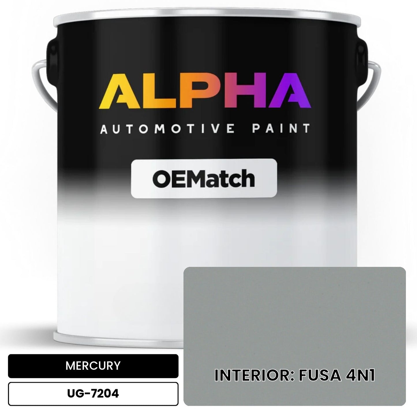 MERCURY INTERIOR: FUSA 4N1 UG-7204 OEMatch Basecoat