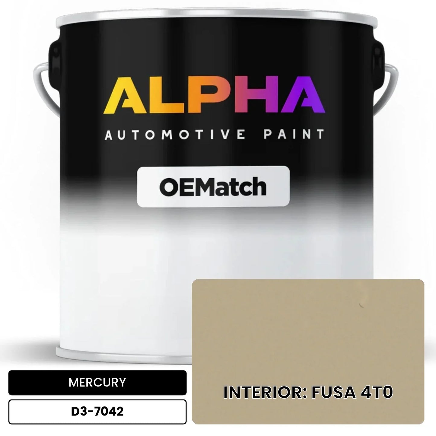 MERCURY INTERIOR: FUSA 4T0 D3-7042 OEMatch Basecoat