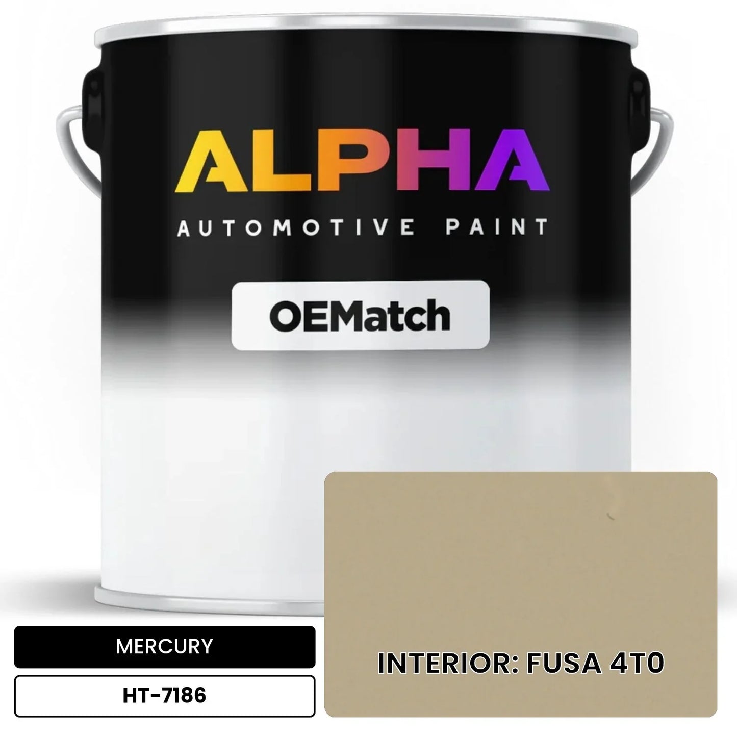 MERCURY INTERIOR: FUSA 4T0 HT-7186 OEMatch Basecoat