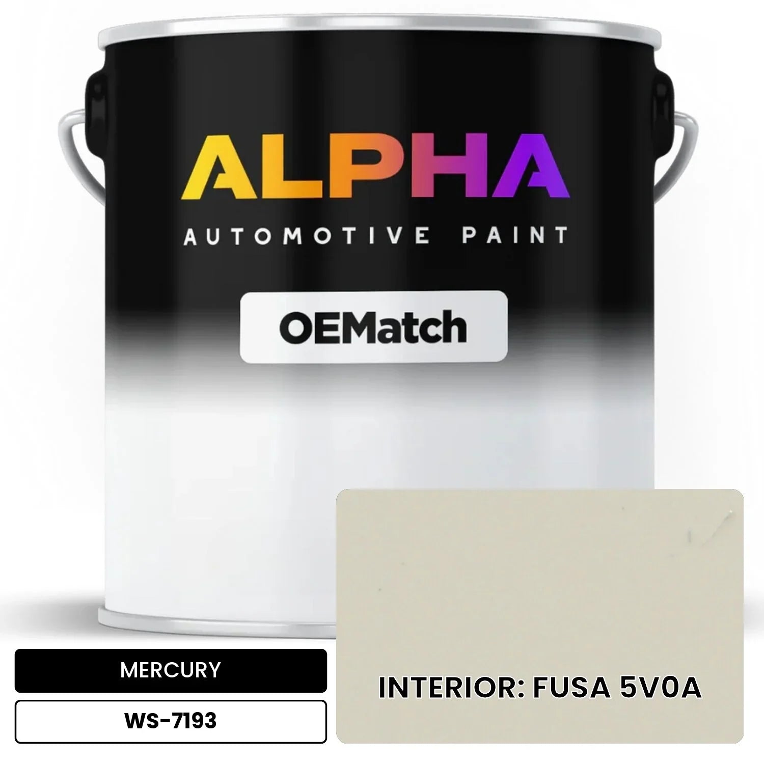 MERCURY INTERIOR: FUSA 5V0A WS-7193 OEMatch Basecoat