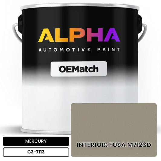 MERCURY INTERIOR: FUSA M7123D G3-7113 OEMatch Basecoat