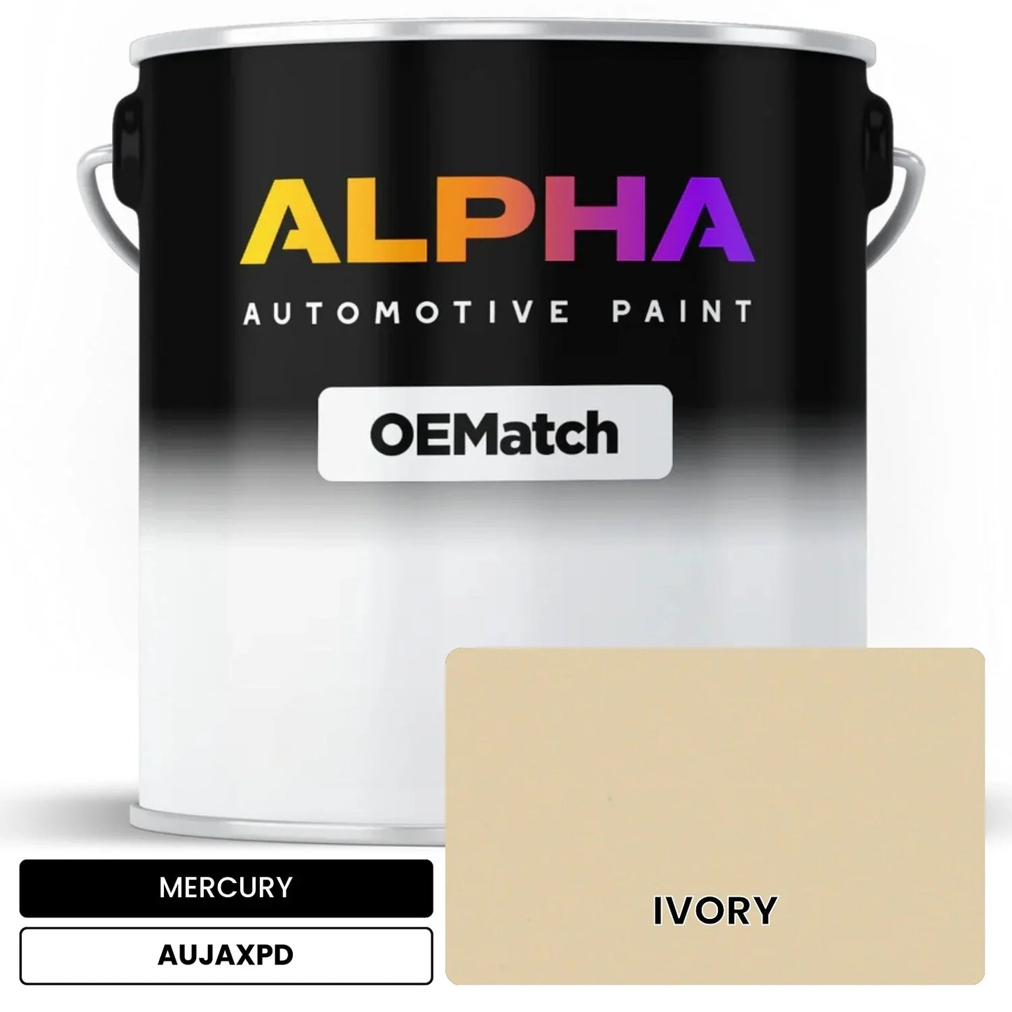 MERCURY IVORY AUJAXPD OEMatch Basecoat