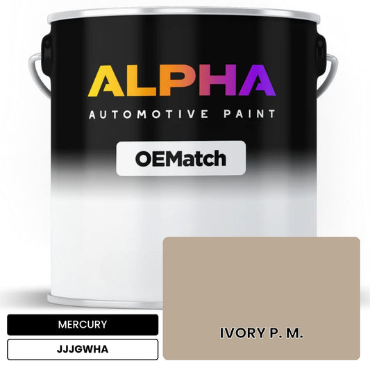 MERCURY IVORY P. M. JJJGWHA OEMatch Basecoat