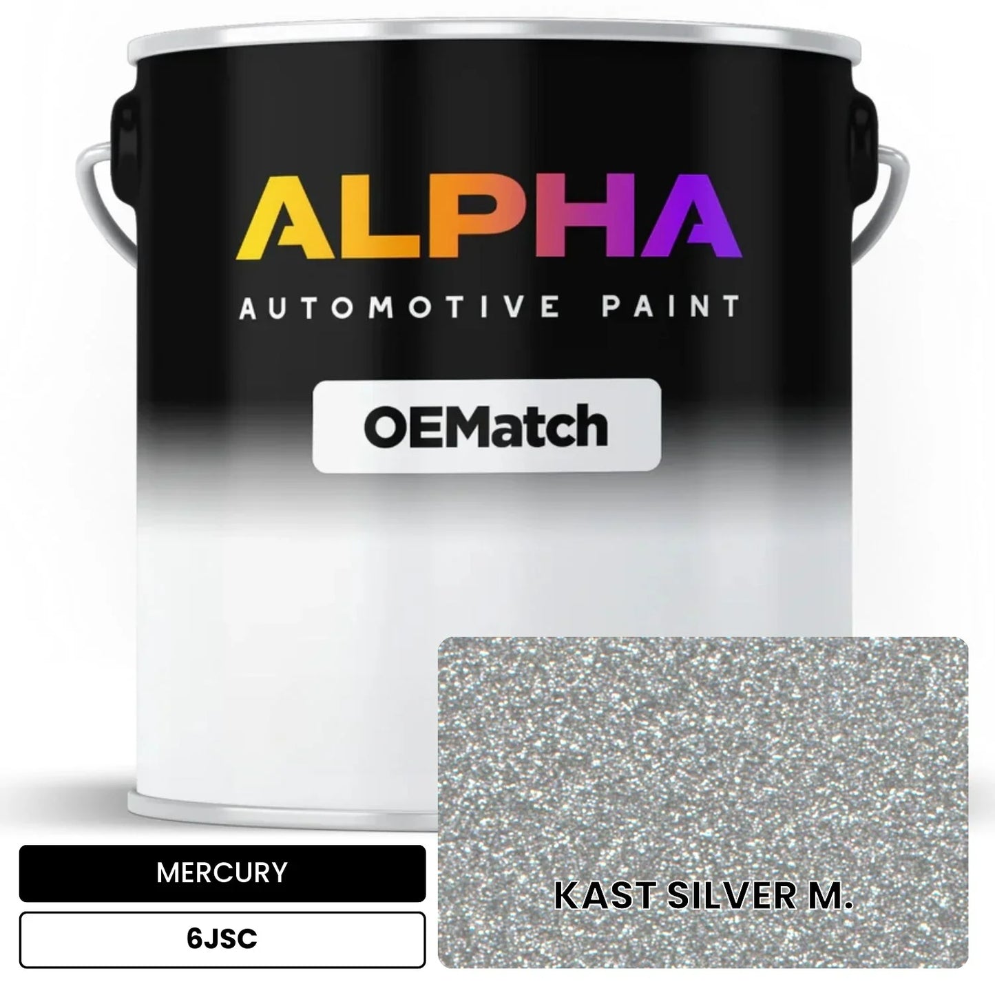 MERCURY KAST SILVER M. 6JSC OEMatch Basecoat