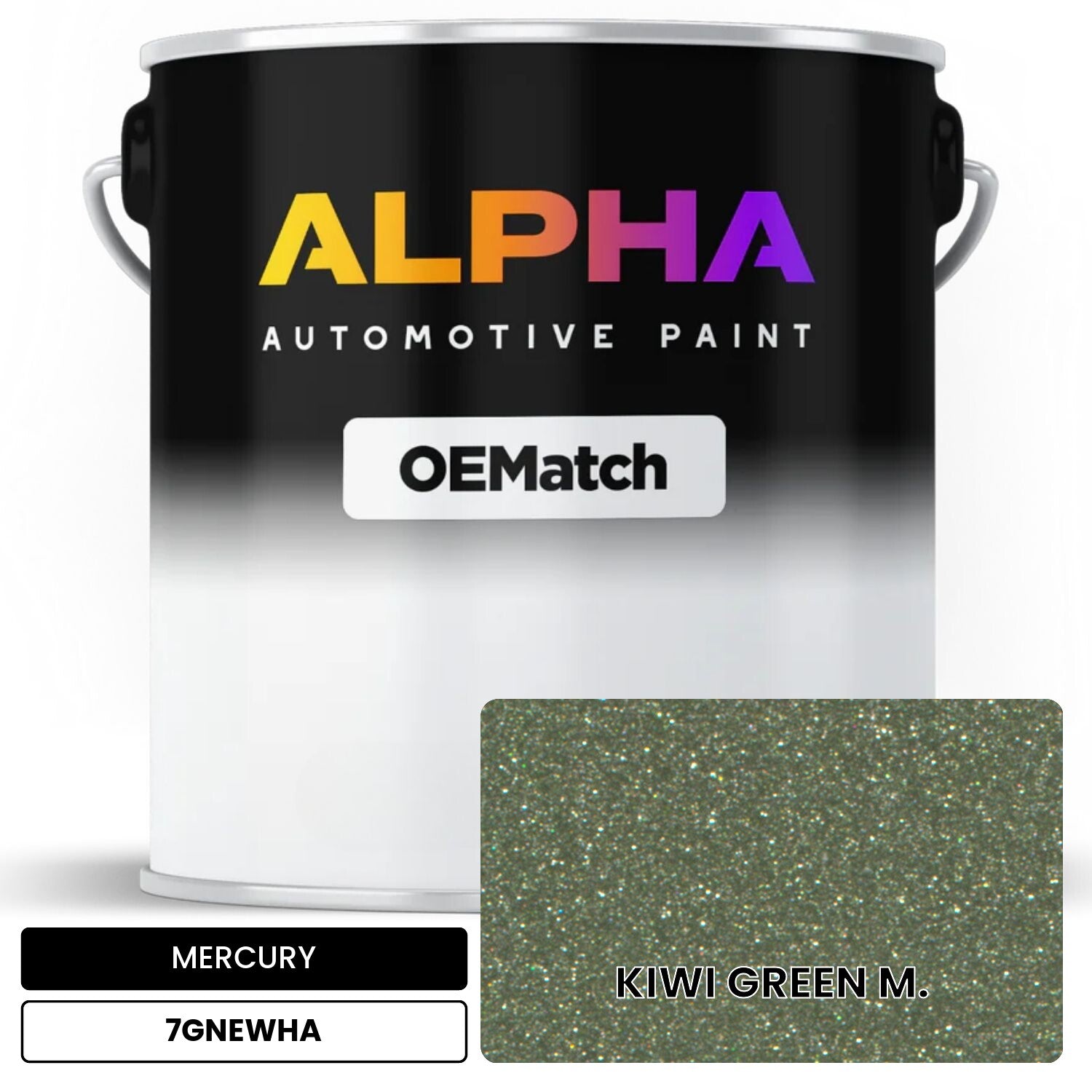 MERCURY KIWI GREEN M. 7GNEWHA OEMatch Basecoat