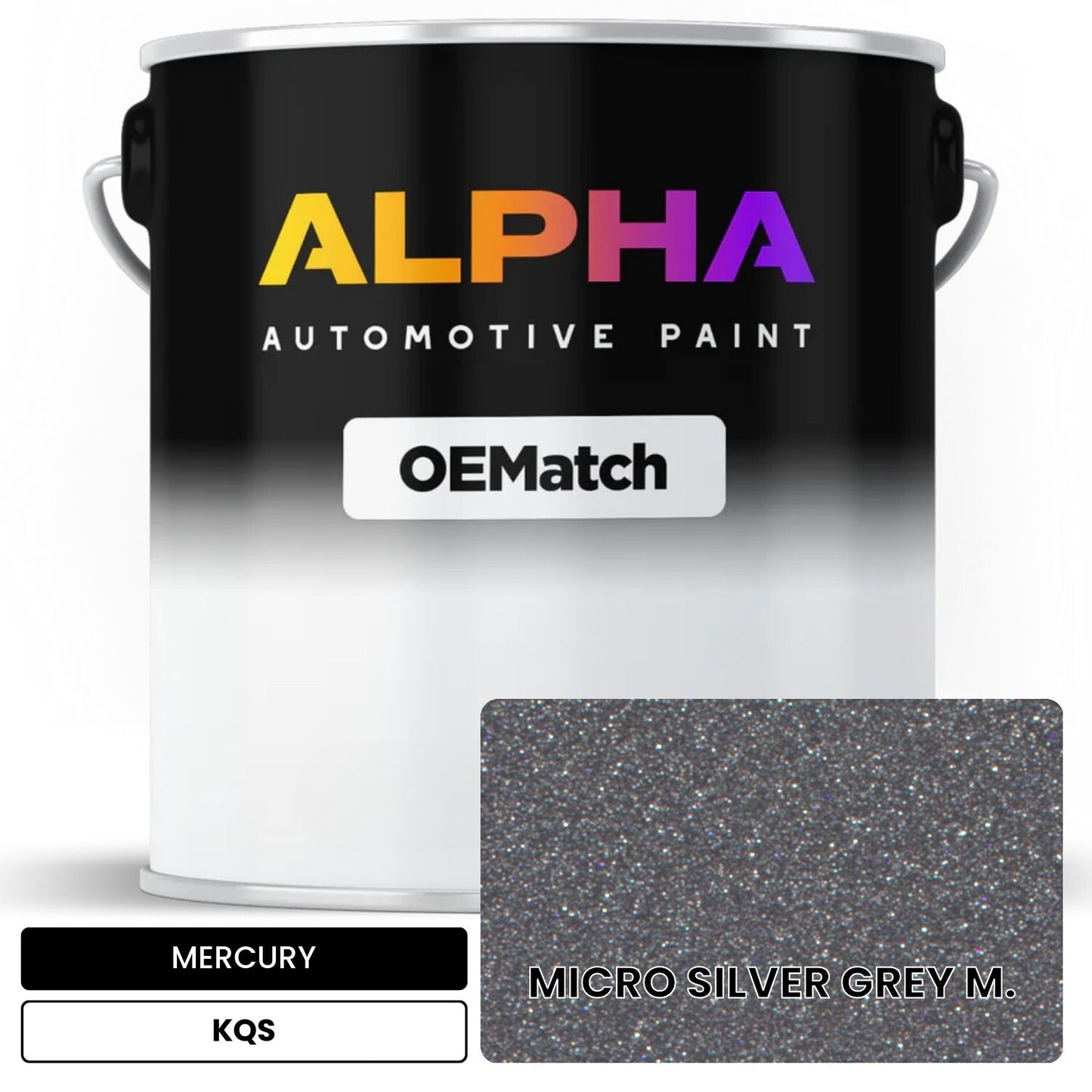 MERCURY MICRO SILVER GREY M. KQS OEMatch Basecoat