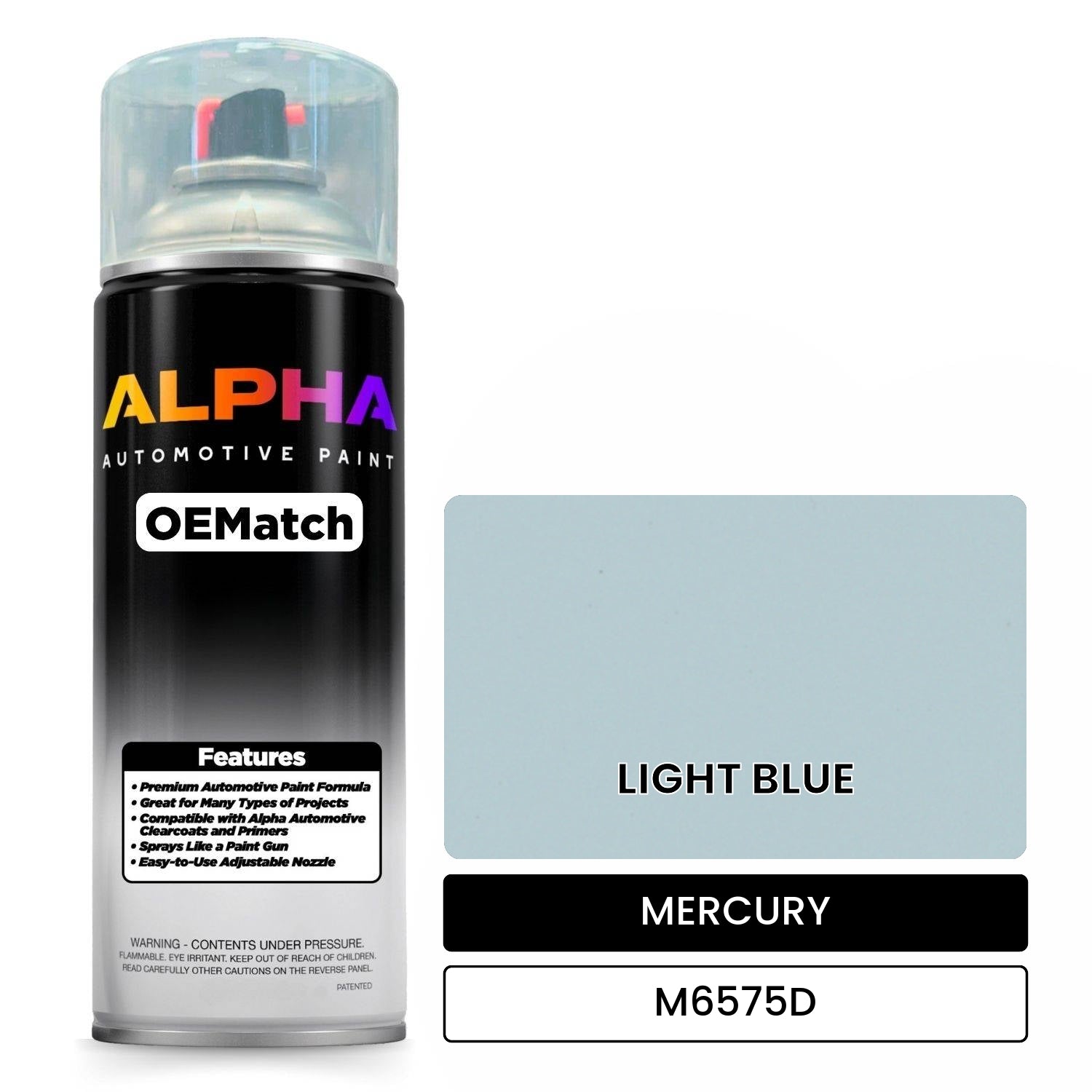 MERCURY LIGHT BLUE M6575D OEMatch Spraycan