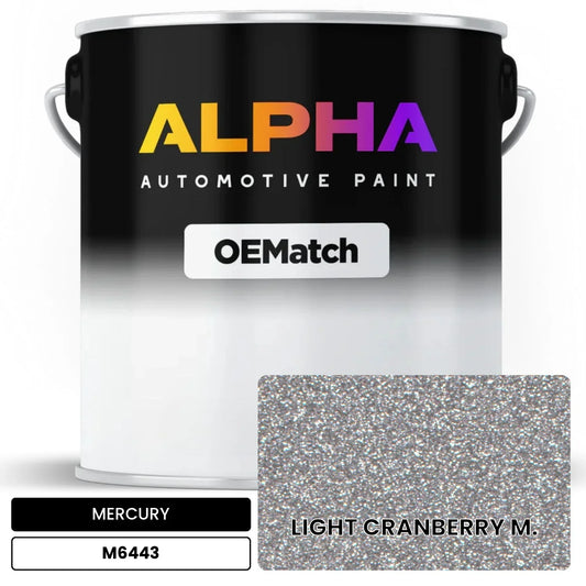 MERCURY LIGHT CRANBERRY M. M6443 OEMatch Basecoat
