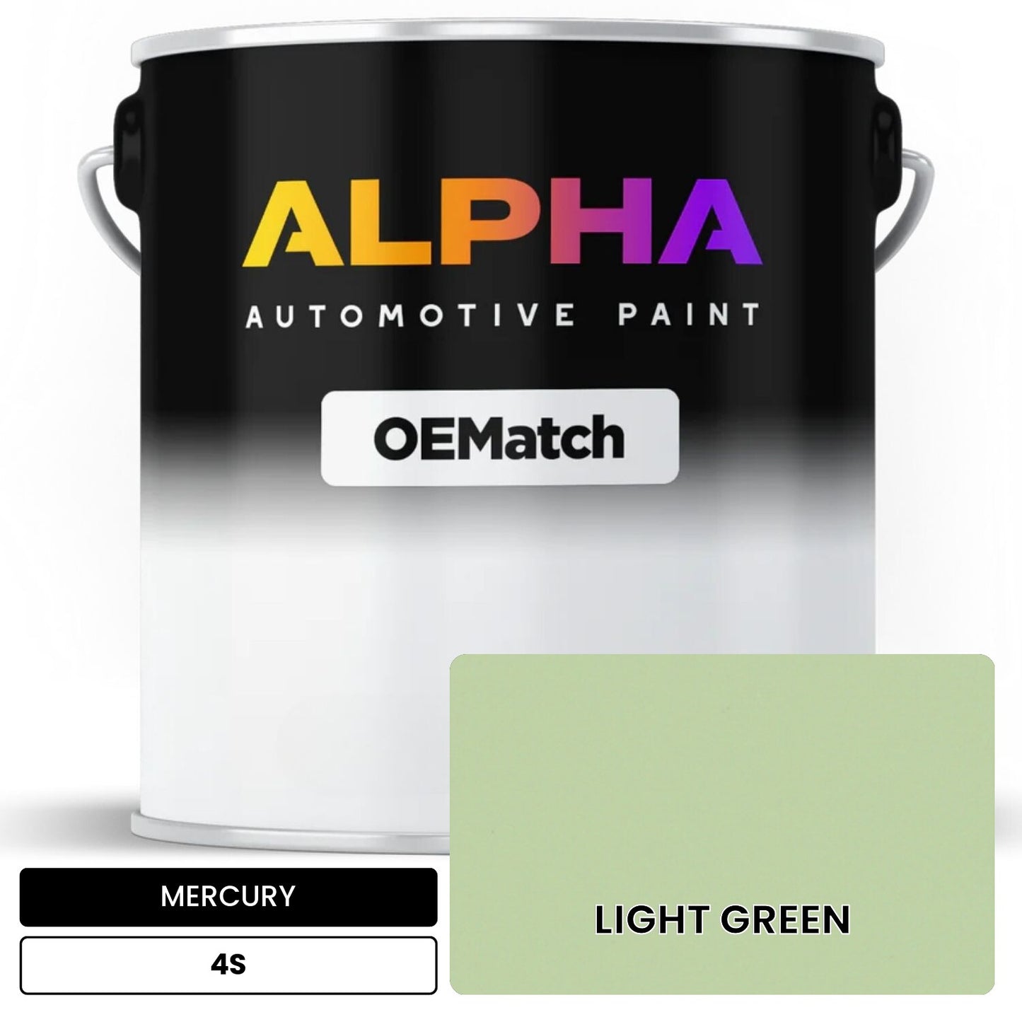 MERCURY LIGHT GREEN 4S OEMatch Basecoat