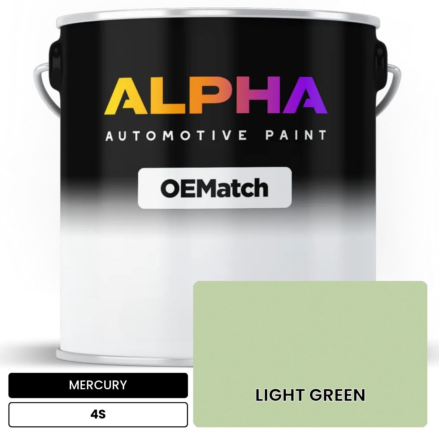 MERCURY LIGHT GREEN 4S OEMatch Basecoat