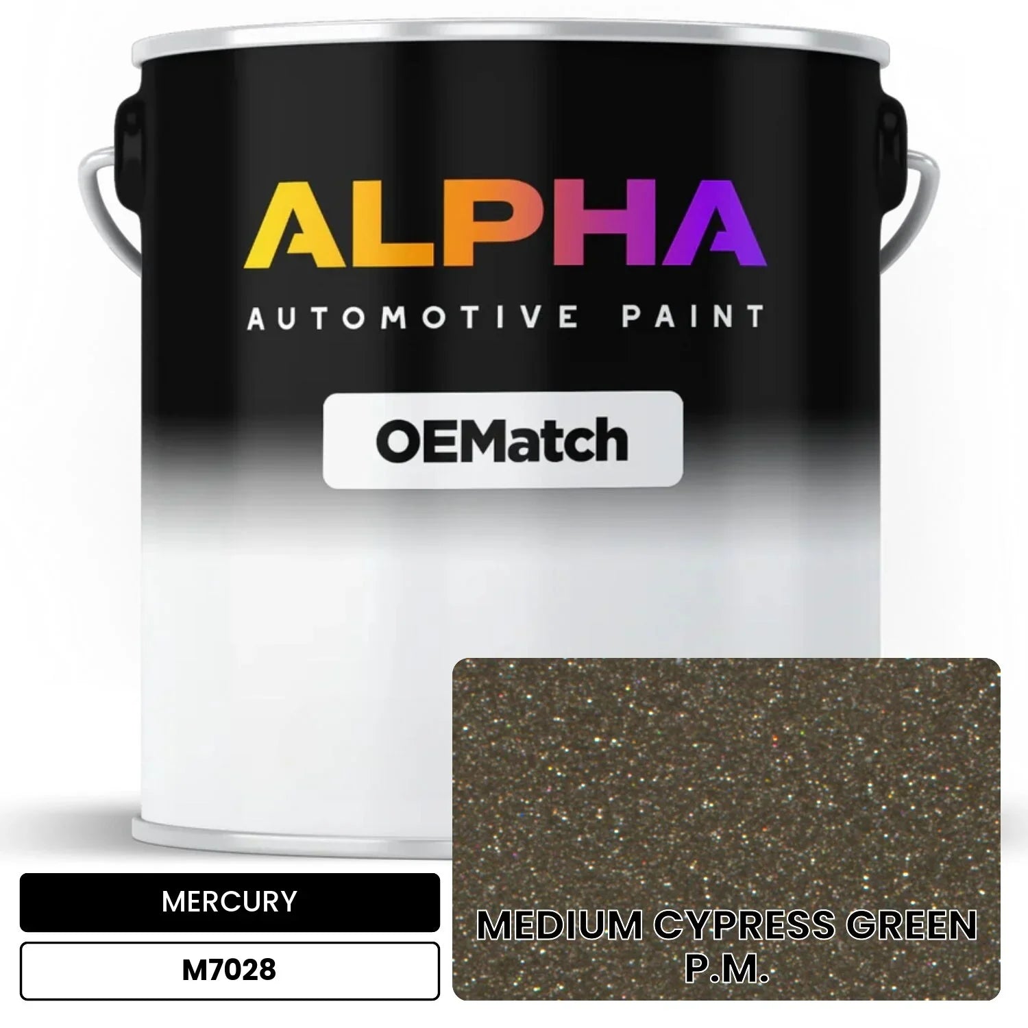 MERCURY MEDIUM CYPRESS GREEN P.M. M7028 OEMatch Basecoat