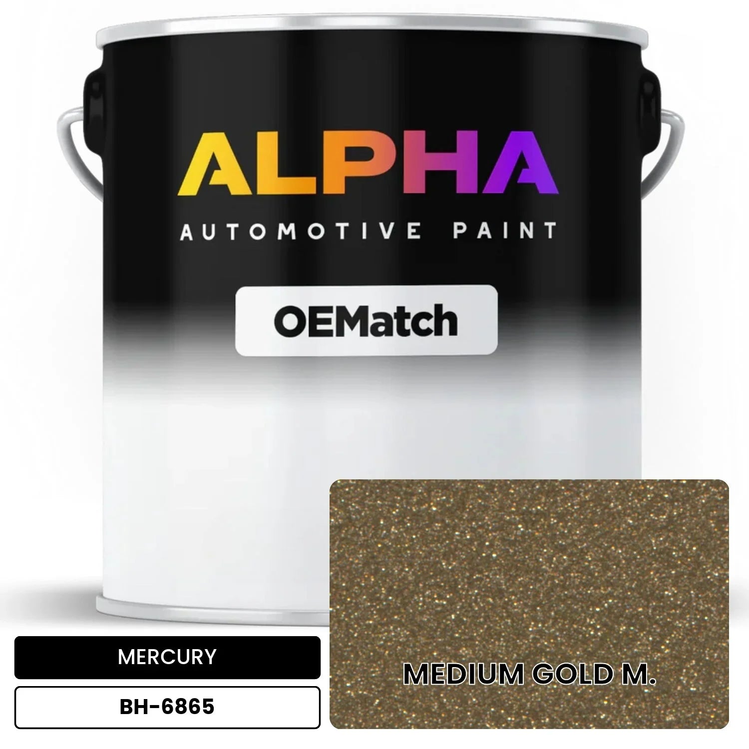 MERCURY MEDIUM GOLD M. BH-6865 OEMatch Basecoat