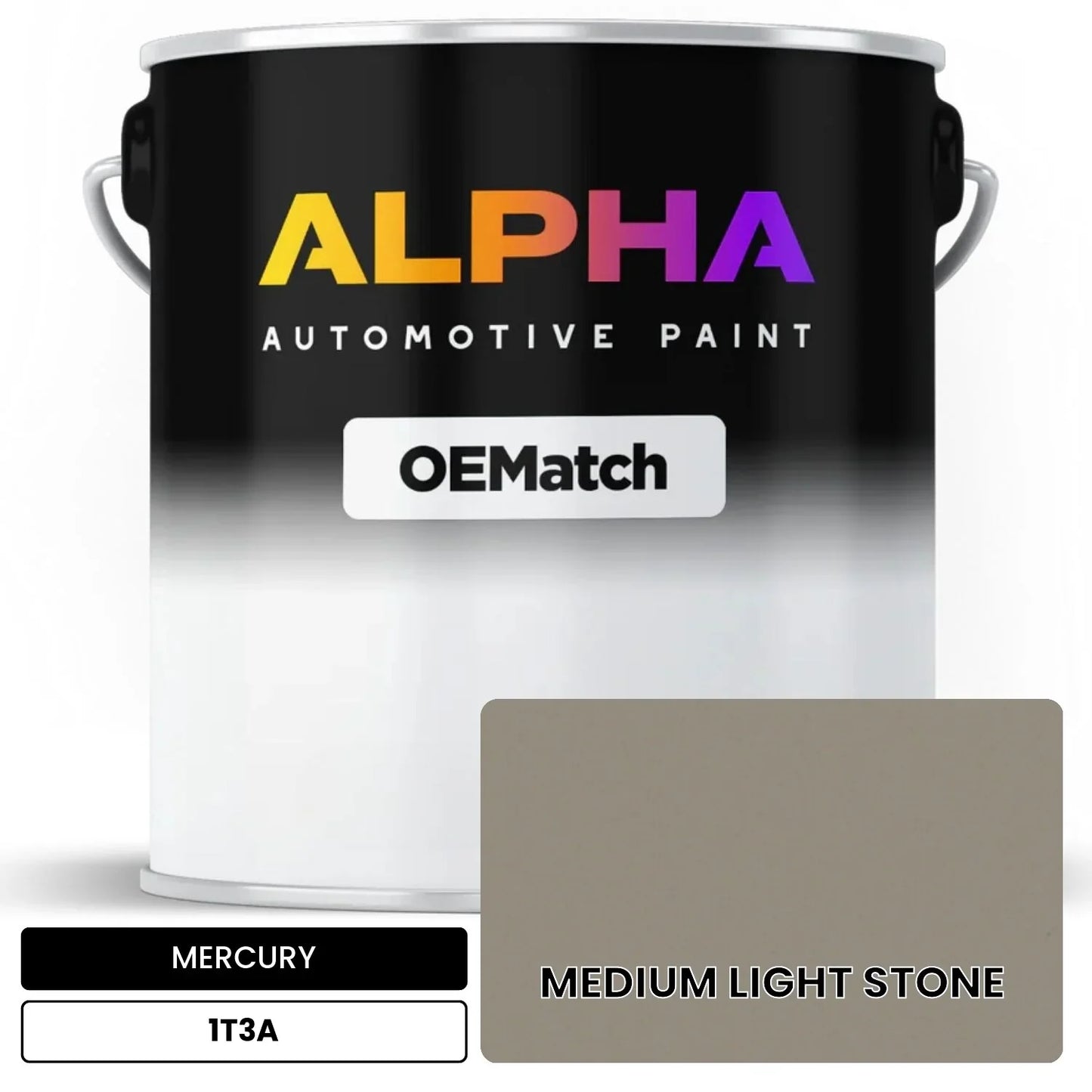 MERCURY MEDIUM LIGHT STONE 1T3A OEMatch Basecoat