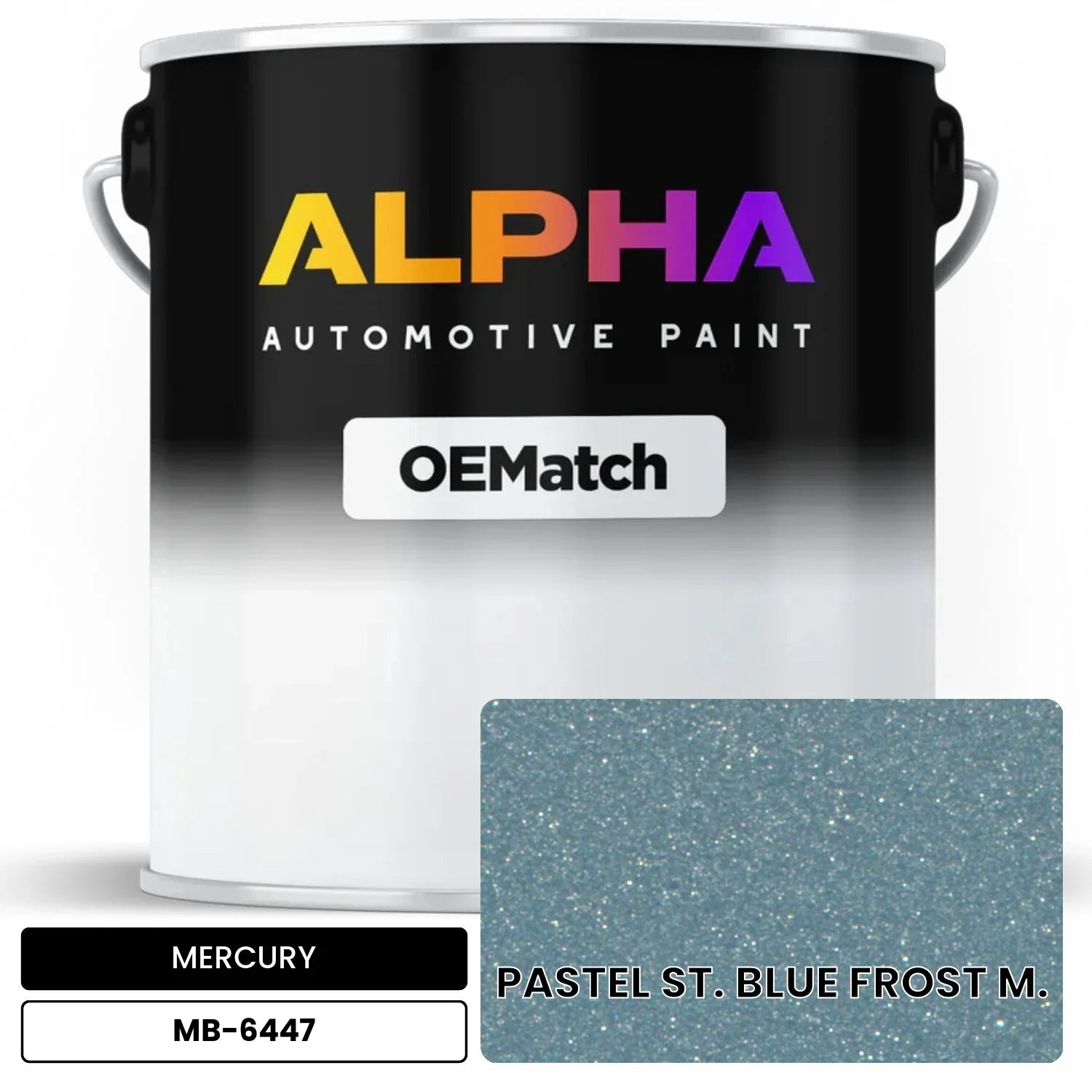 MERCURY PASTEL ST. BLUE FROST M. MB-6447 OEMatch Basecoat