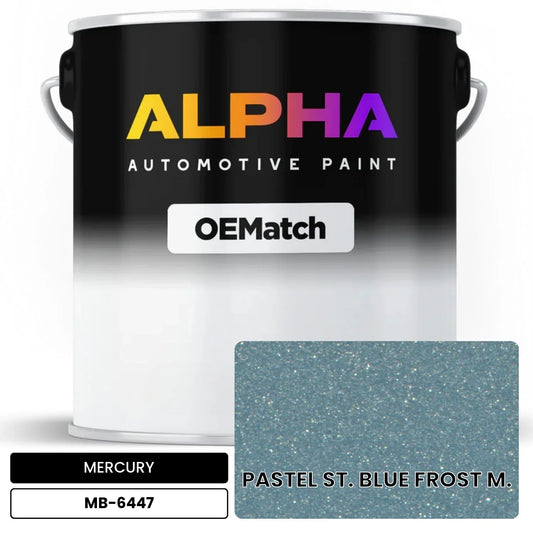 MERCURY PASTEL ST. BLUE FROST M. MB-6447 OEMatch Basecoat