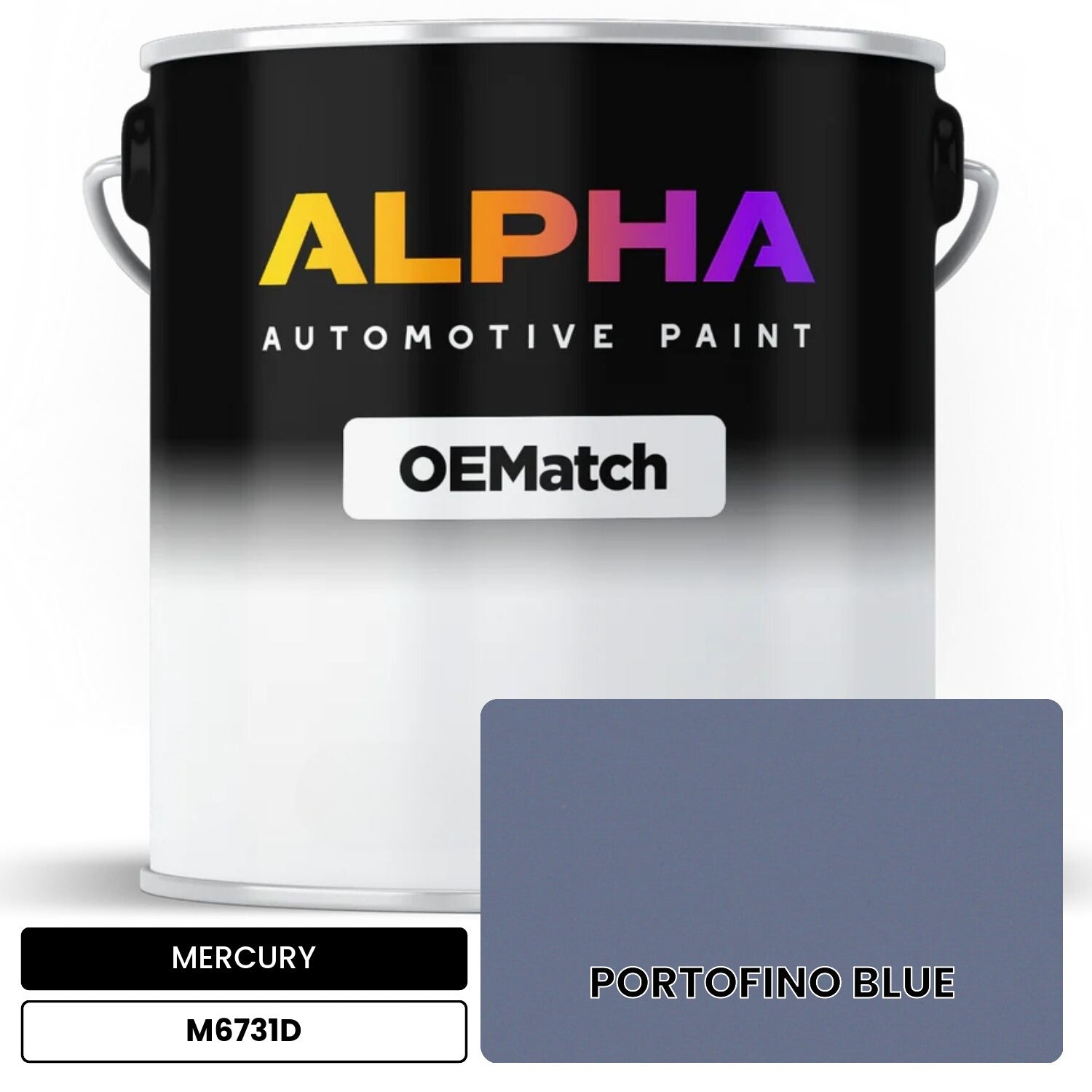 MERCURY PORTOFINO BLUE M6731D OEMatch Basecoat