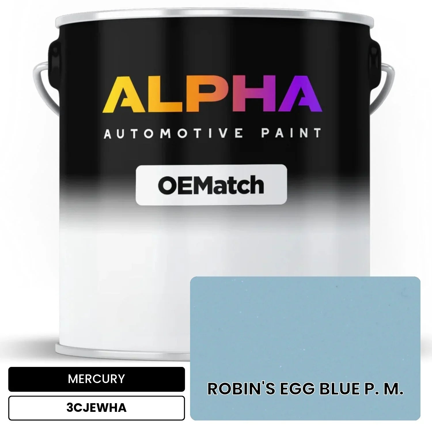 MERCURY ROBIN'S EGG BLUE P. M. 3CJEWHA OEMatch Basecoat