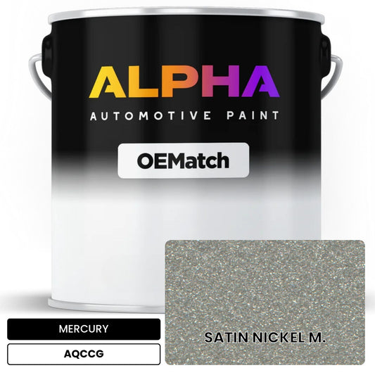 MERCURY SATIN NICKEL M. AQCCG OEMatch Basecoat