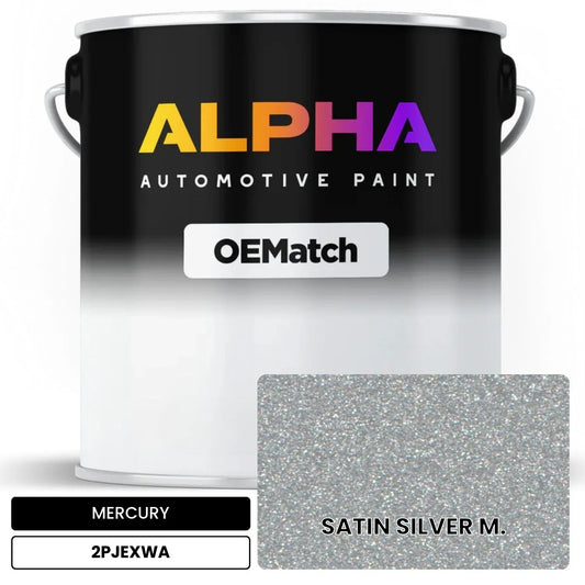 MERCURY SATIN SILVER M. 2PJEXWA OEMatch Basecoat