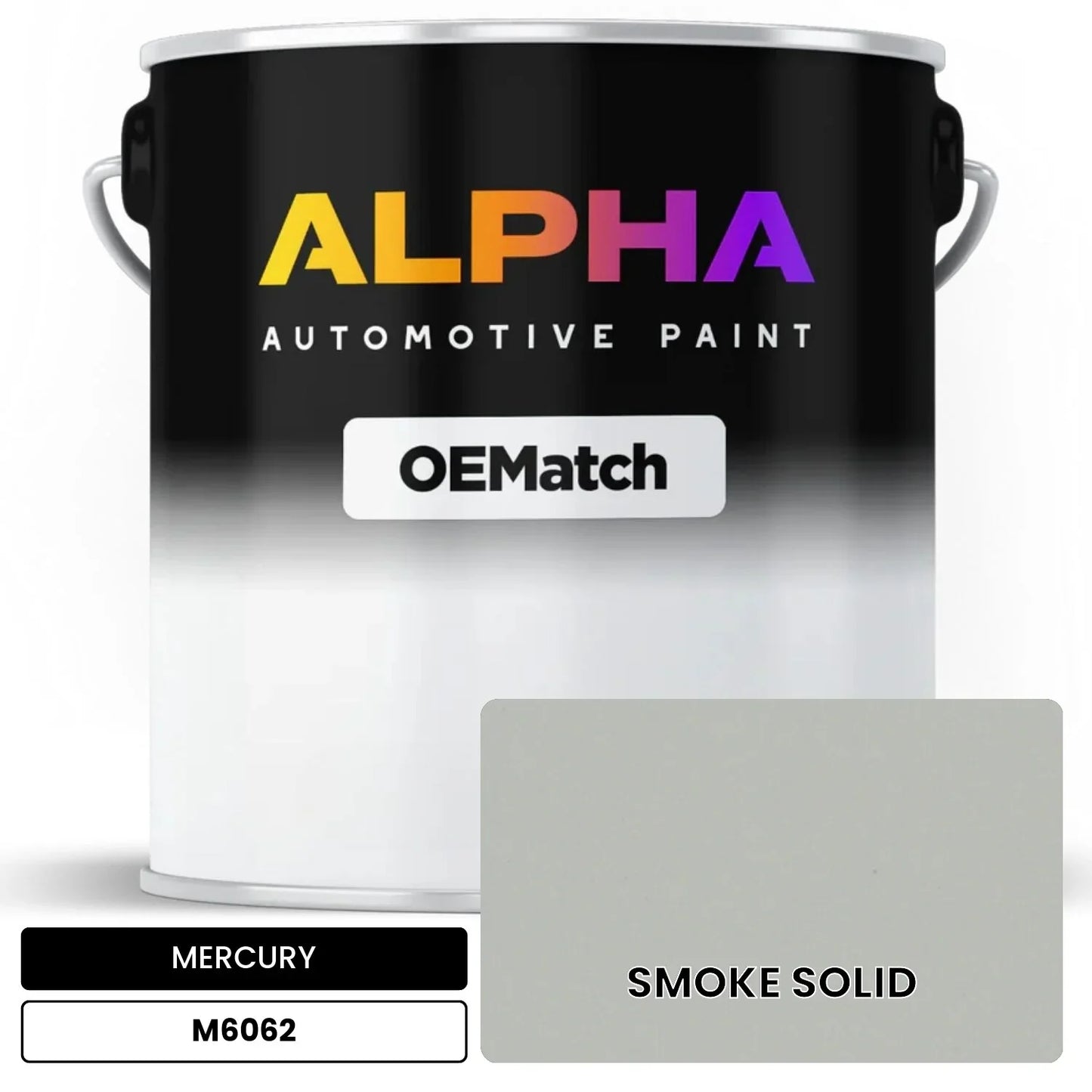 MERCURY SMOKE SOLID M6062 OEMatch Basecoat