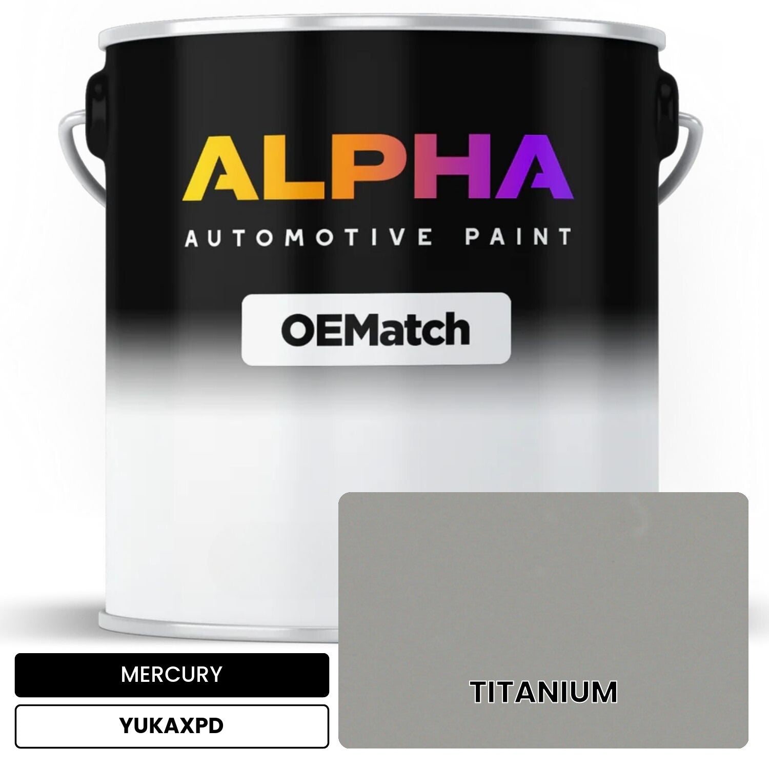MERCURY TITANIUM YUKAXPD OEMatch Basecoat