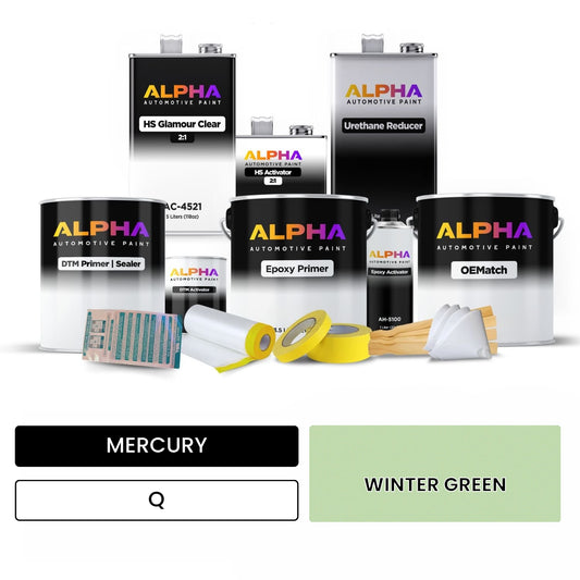 MERCURY WINTER GREEN Q OEMatch Vehicle Paint Kit