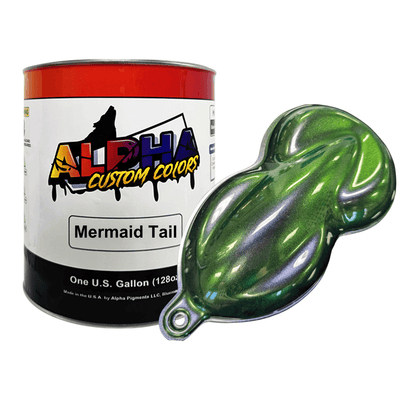 Mermaid Tail Paint Basecoat - The Spray Source - Alpha Pigments