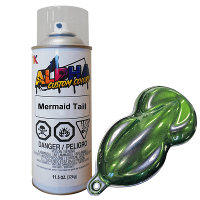 Mermaid Tail Spray Can Midcoat - The Spray Source - Alpha Pigments