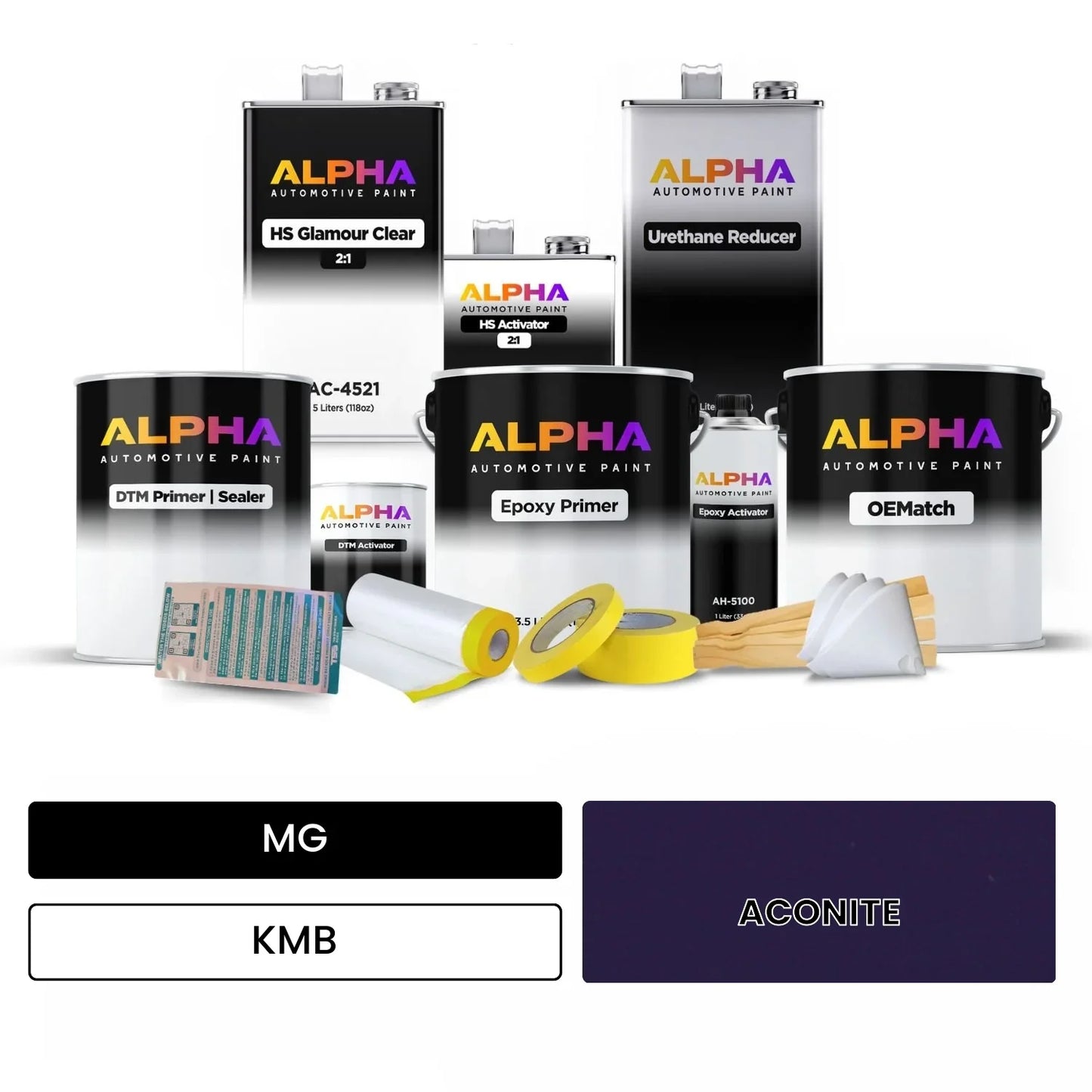 MG ACONITE KMB OEMatch Vehicle Paint Kit