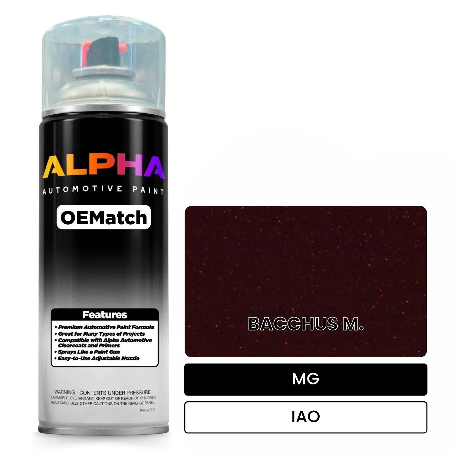 MG BACCHUS M. IAO OEMatch Spraycan