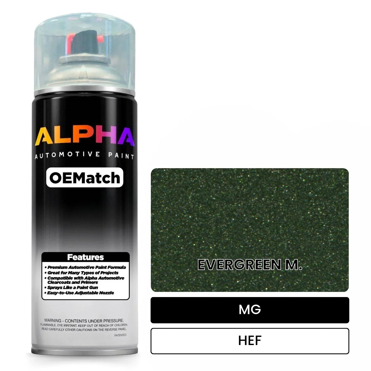 MG EVERGREEN M. HEF OEMatch Spraycan
