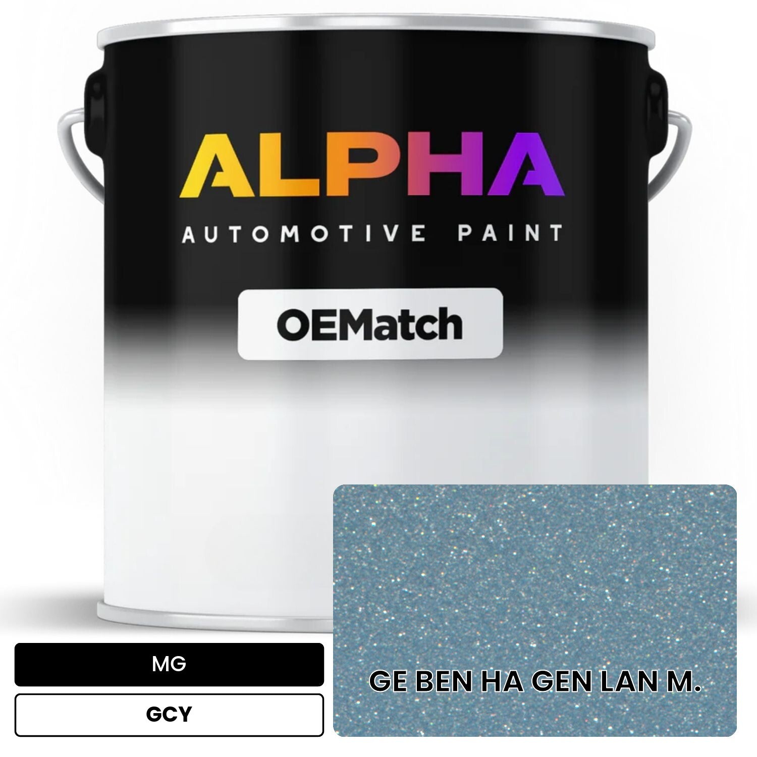 MG GE BEN HA GEN LAN M. GCY OEMatch Basecoat
