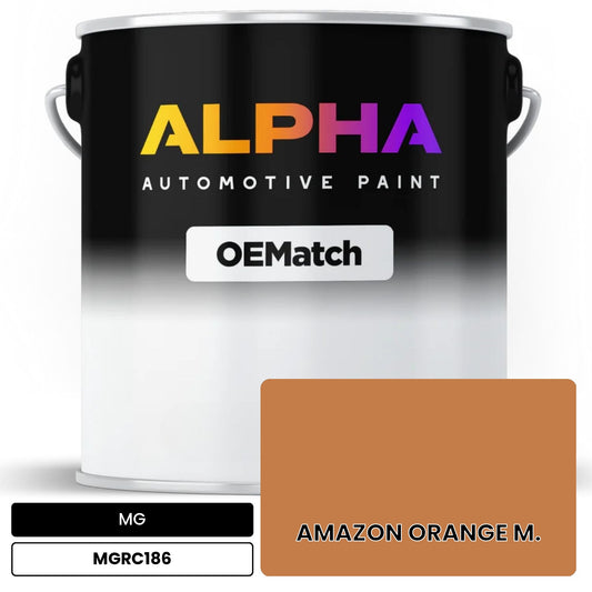 MG AMAZON ORANGE M. MGRC186 OEMatch Basecoat