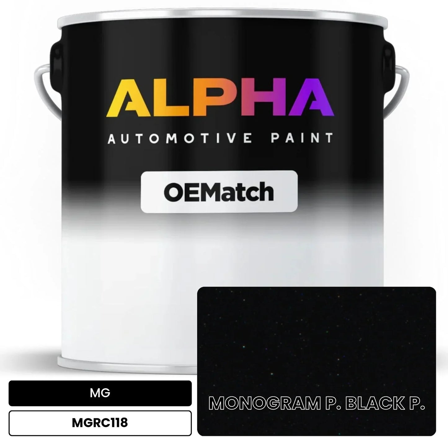 MG MONOGRAM P. BLACK P. MGRC118 OEMatch Basecoat