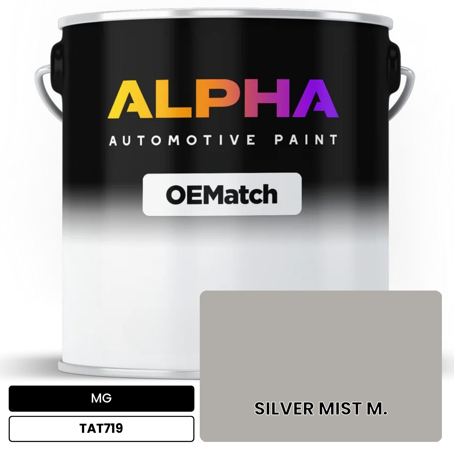 MG SILVER MIST M. TAT719 OEMatch Basecoat
