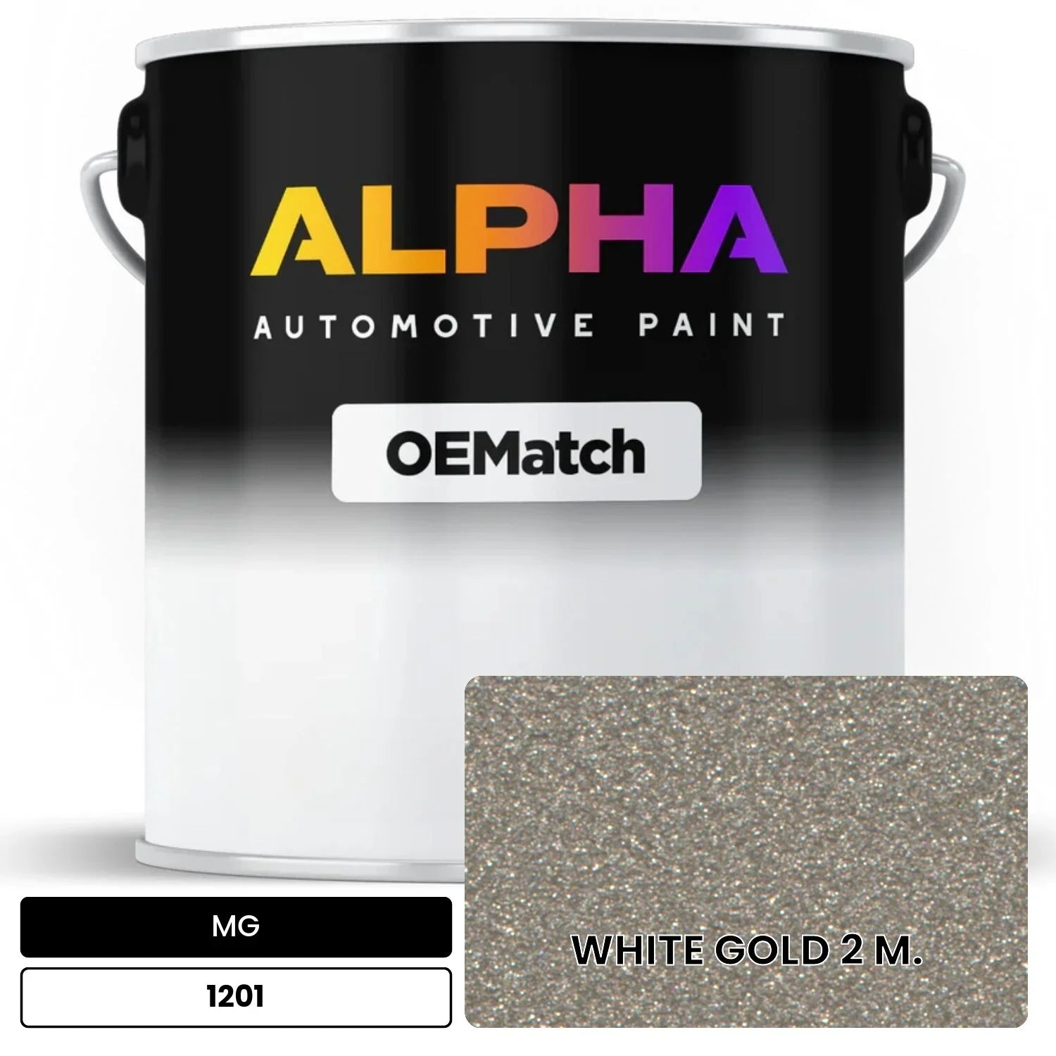 MG WHITE GOLD 2 M. 1201 OEMatch Basecoat