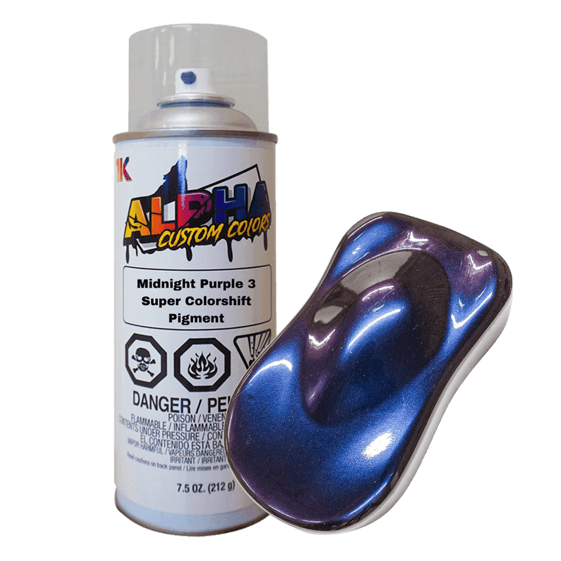 Midnight Purple 3 Bike Paint Kit - The Spray Source - Alpha Pigments
