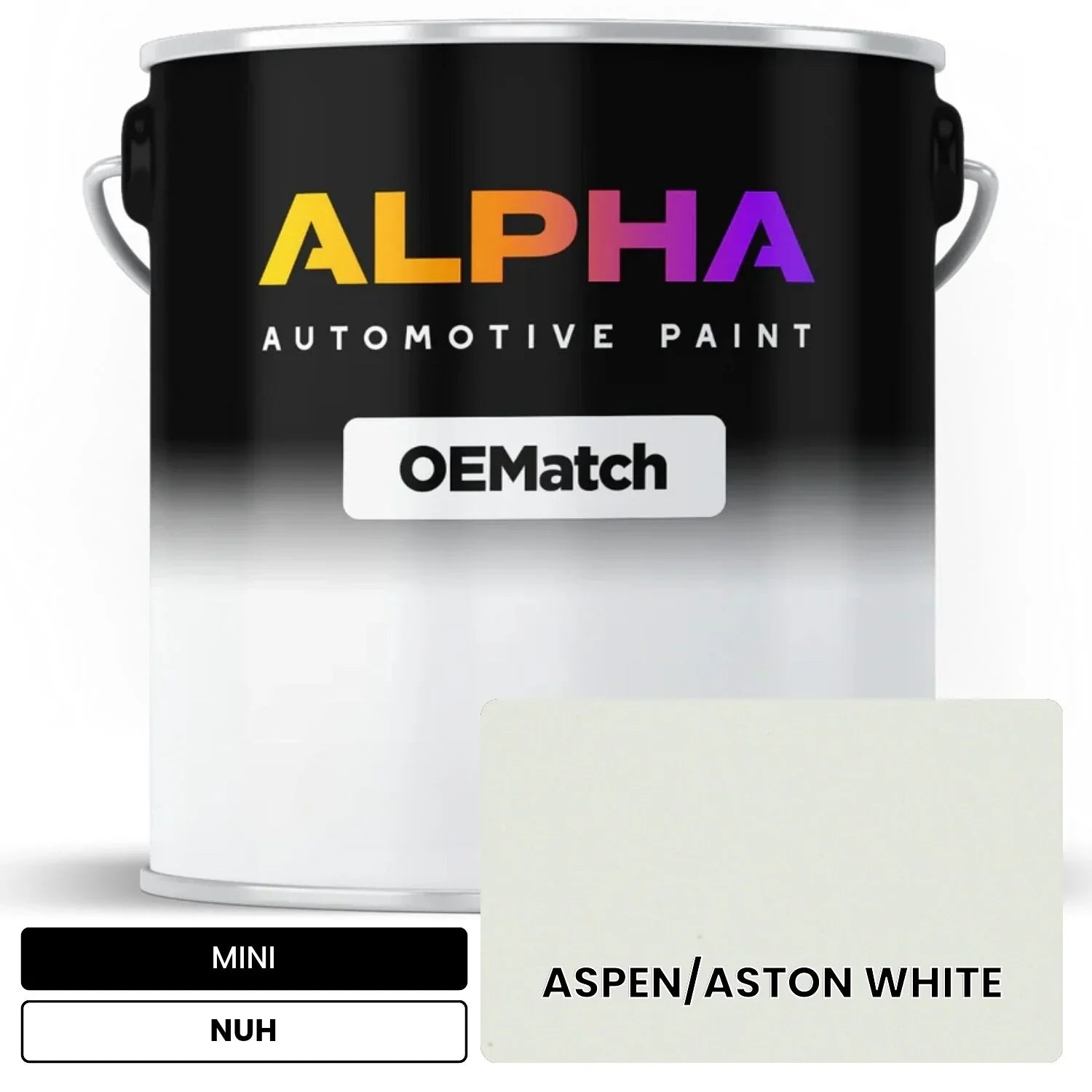 MINI ASPEN/ASTON WHITE NUH OEMatch Basecoat