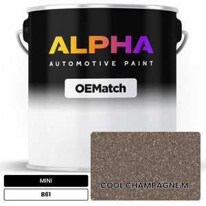 MINI COOL CHAMPAGNE M. B61 | OEMatch Automotive Basecoat