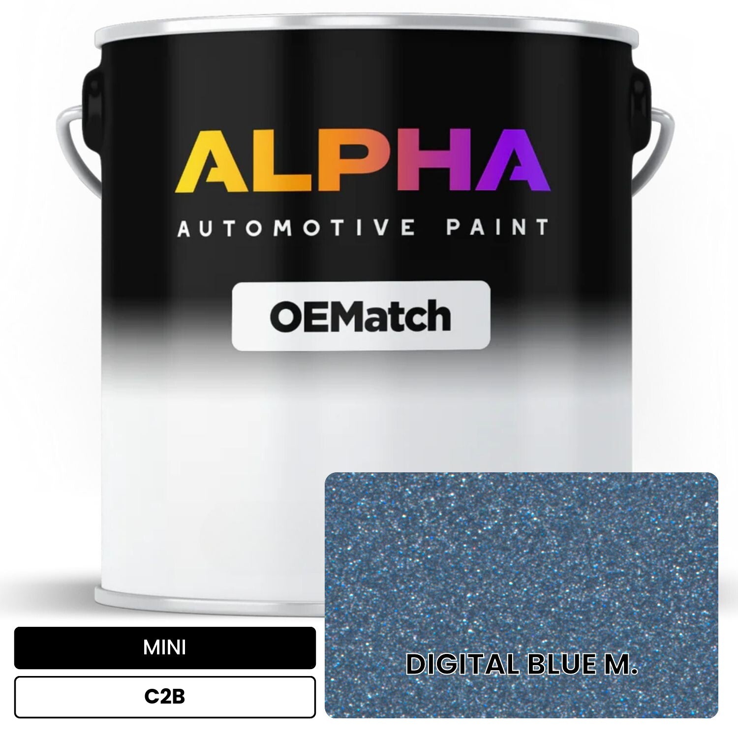 MINI DIGITAL BLUE M. C2B OEMatch Basecoat